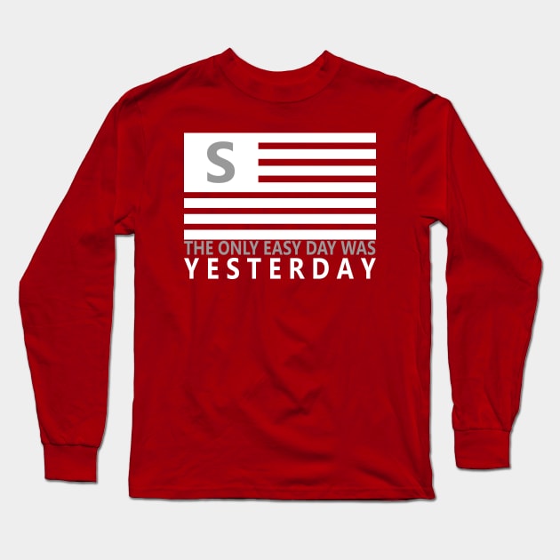 US-Navy Seals motto Shirt Long Sleeve T-Shirt by stepsize